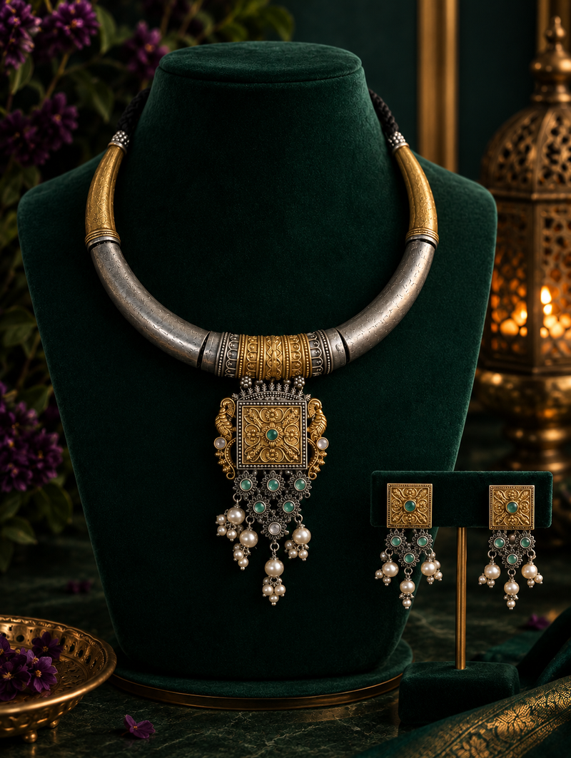 Silver 2 tone Hasli sets (Copy)